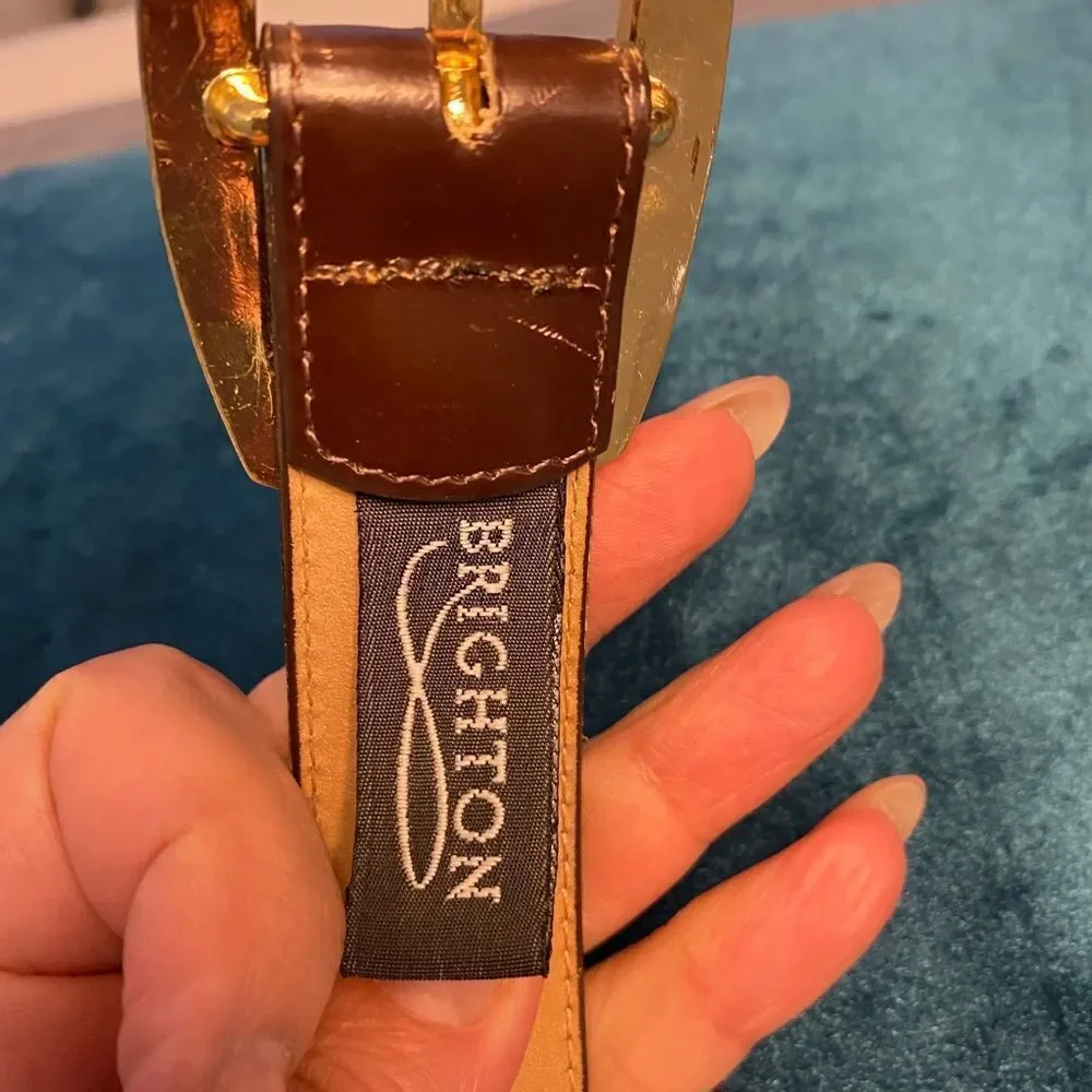 Brighton genuine leather belt, size M